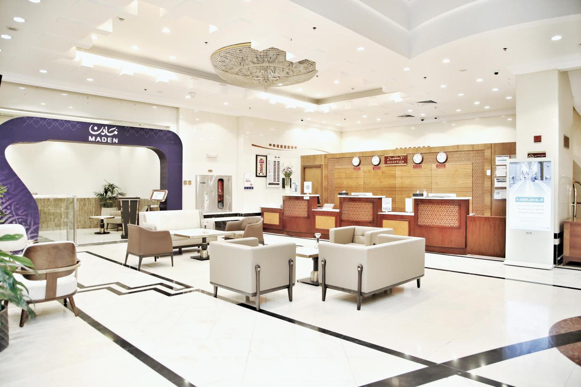 Maden Alrawda Hotel Medina ภายนอก รูปภาพ The interior of the airport